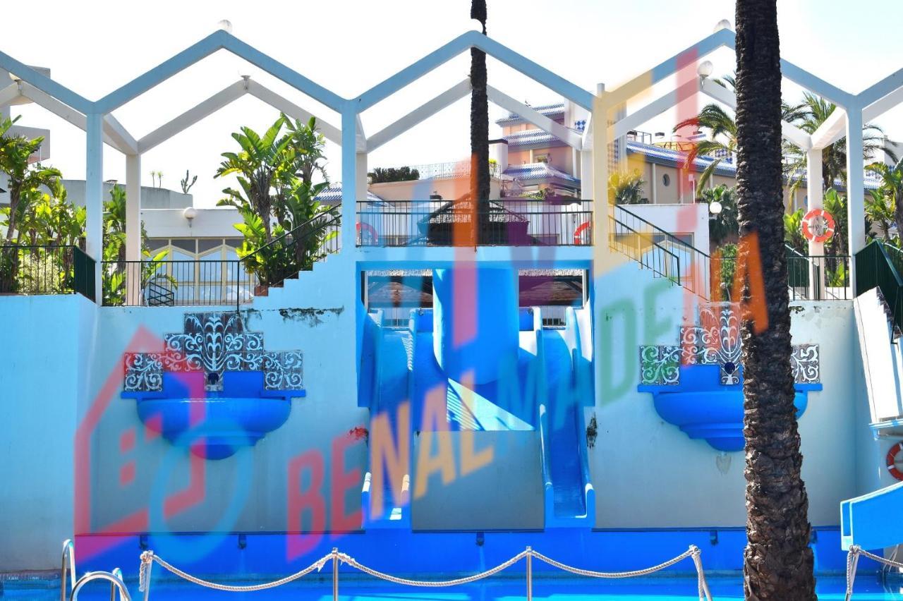 "Vive Benal Beach" Con Parque Acuatico Y 50M A La Playa 3918 ベナルマデナ エクステリア 写真
