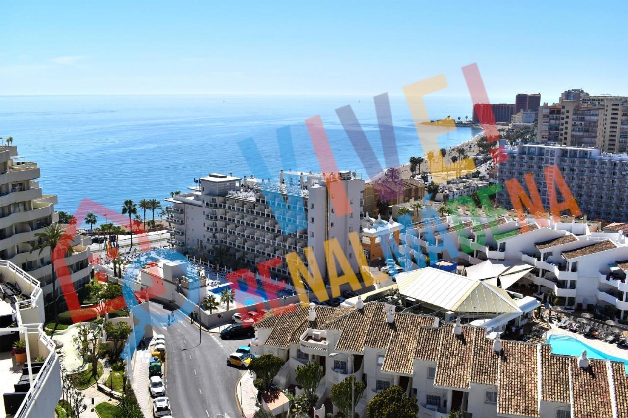 "Vive Benal Beach" Con Parque Acuatico Y 50M A La Playa 3918 ベナルマデナ エクステリア 写真